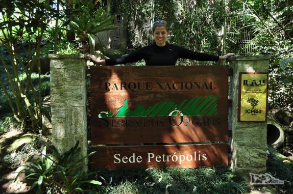 Chegando à entrada do Parque Nacional da Serra dos Órgãos, no lado de Petrópolis, no Rio de Janeiro